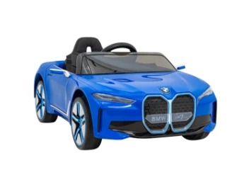 Autko BMW i4 niebieski